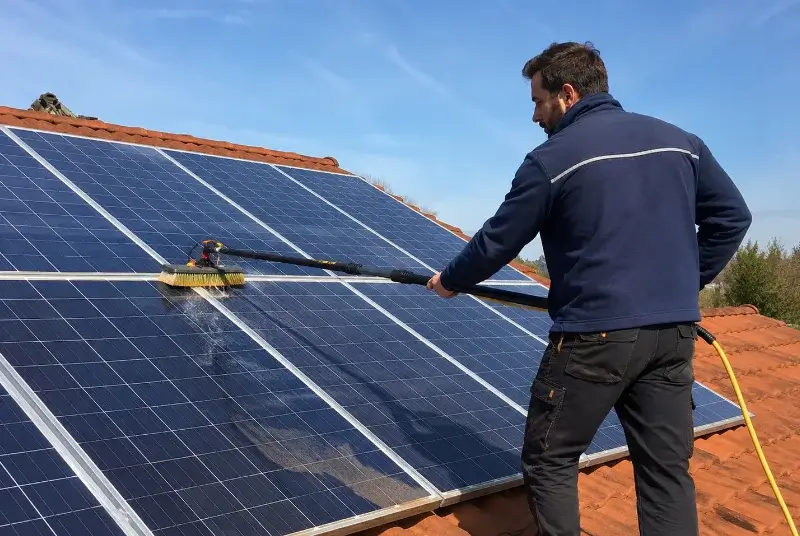 Nettoyage et entretien de panneaux solaires à Willems